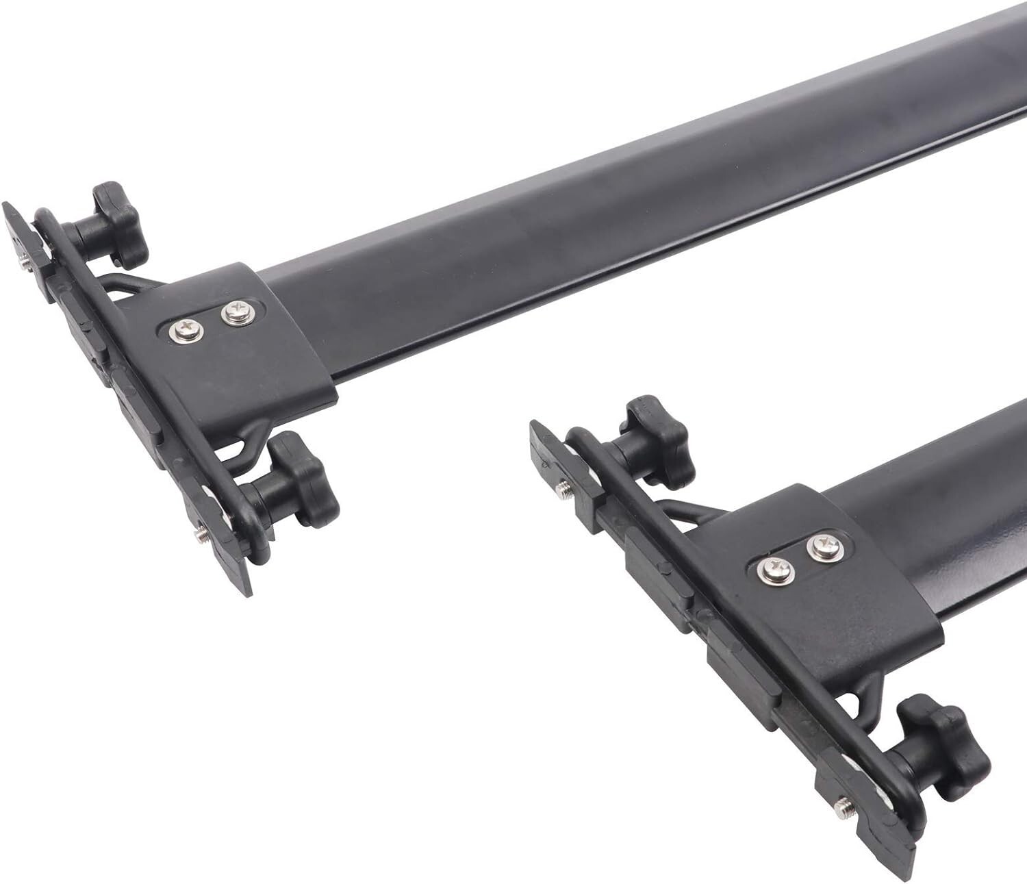 4 piezas para RAV4 RAV-4 2006-2012 barra transversal de riel de techo lateral negro accesorios- - Image 2