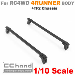 Guía de portaequipajes de techo de aluminio CC HAND para carrocería RC4WD 4RUNNER + chasis TF2-