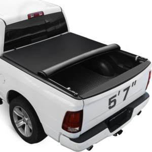 Soft Roll-Up Truck Bed Tonneau Cover Compatible with 2009-2026 Dodge Ram 1500 (I