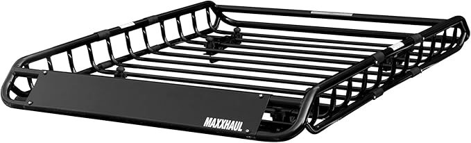 70115 46" X 36" X 4-1/2" portaequipajes de techo portador de carga en la azotea cesta de acero, tapa de coche L-
