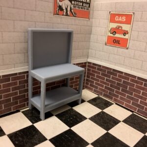 1/25 Workbench For Model Car Dioramas Garage Junk Yard 1/24 3D Printed Resin