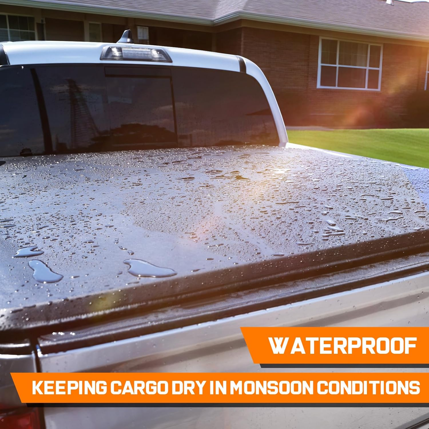Soft Roll-Up Truck Bed Tonneau Cover Compatible with 2009-2026 Dodge Ram 1500 (I - Image 5