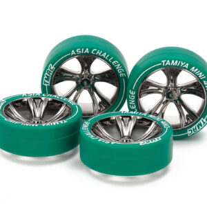 Tamiya Mini4WD set gomme e cerchi low profile TMAC 95686 modellismo