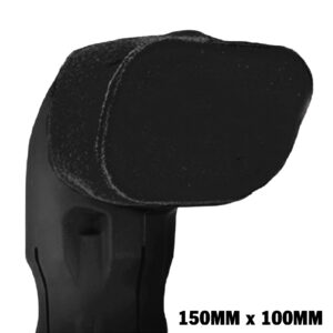 Limpiador de filtro preaire calcetín de snorkel NEGRO 3 pulgadas 5,9" x 3,9" (150 mm x 100 mm)-