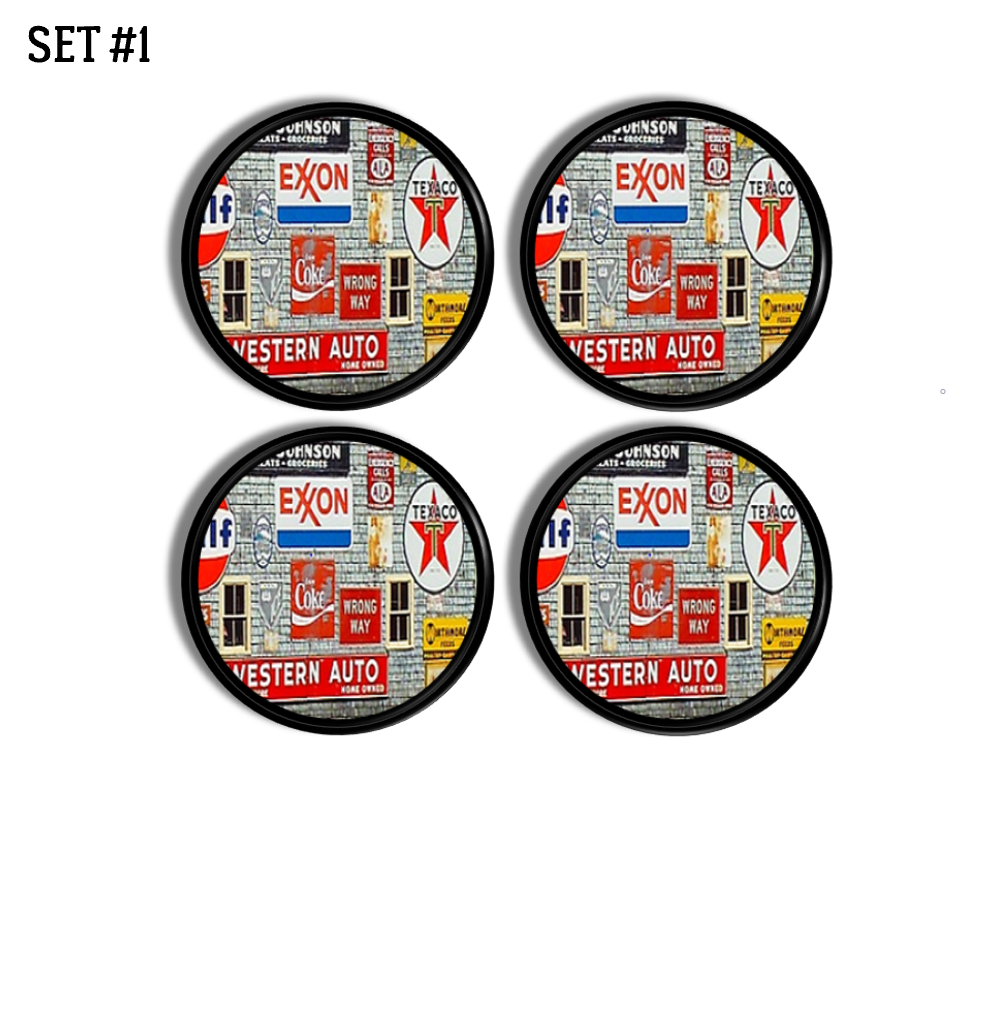 Automotive Service Station Gas & Oil Sign Cabinet Knobs, Furniture Drawer Pulls - Image 5