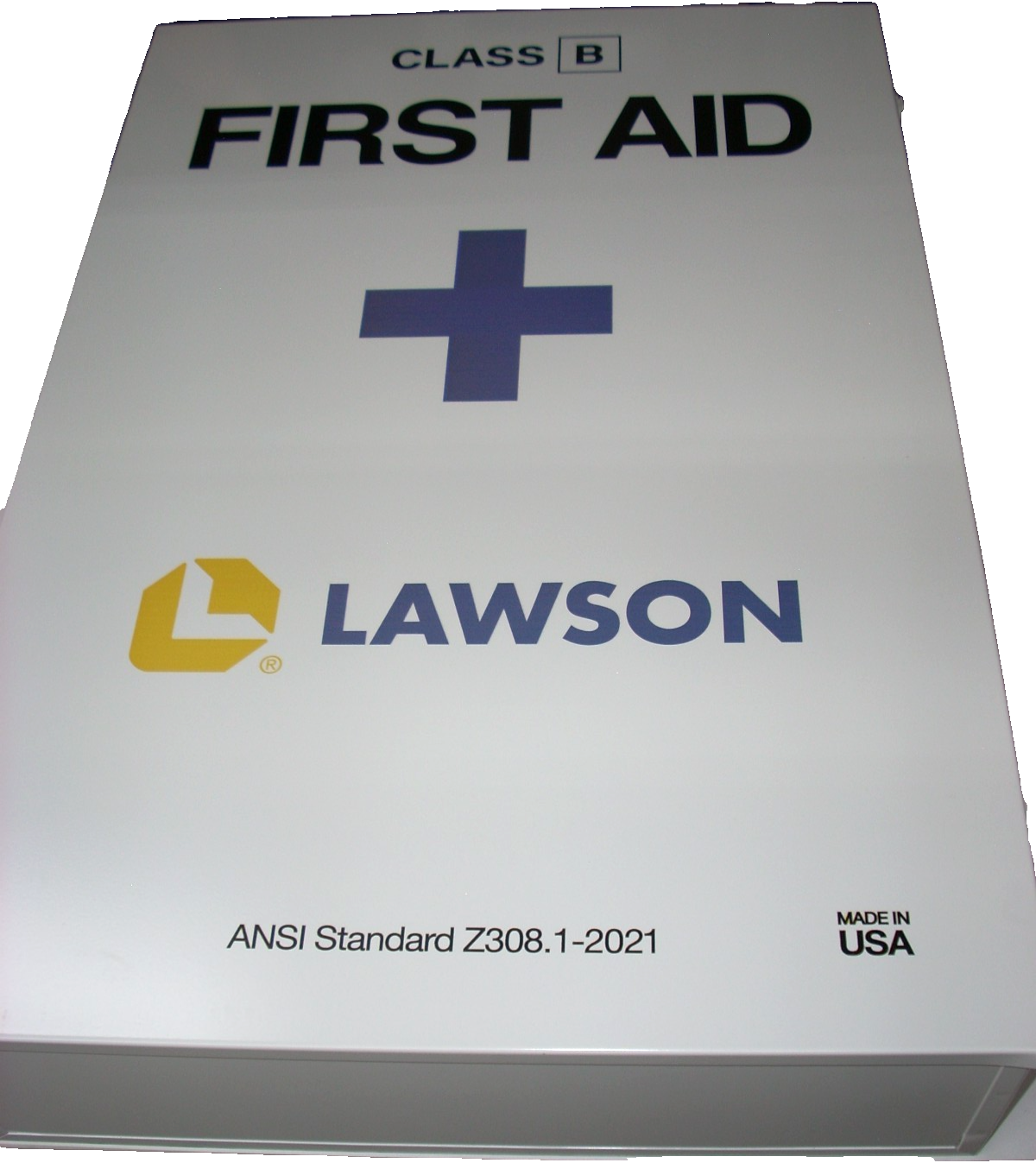 Kent K622-088 Jumbo Metal First Aid Medical Cabinet, Class B Stocked with Dent