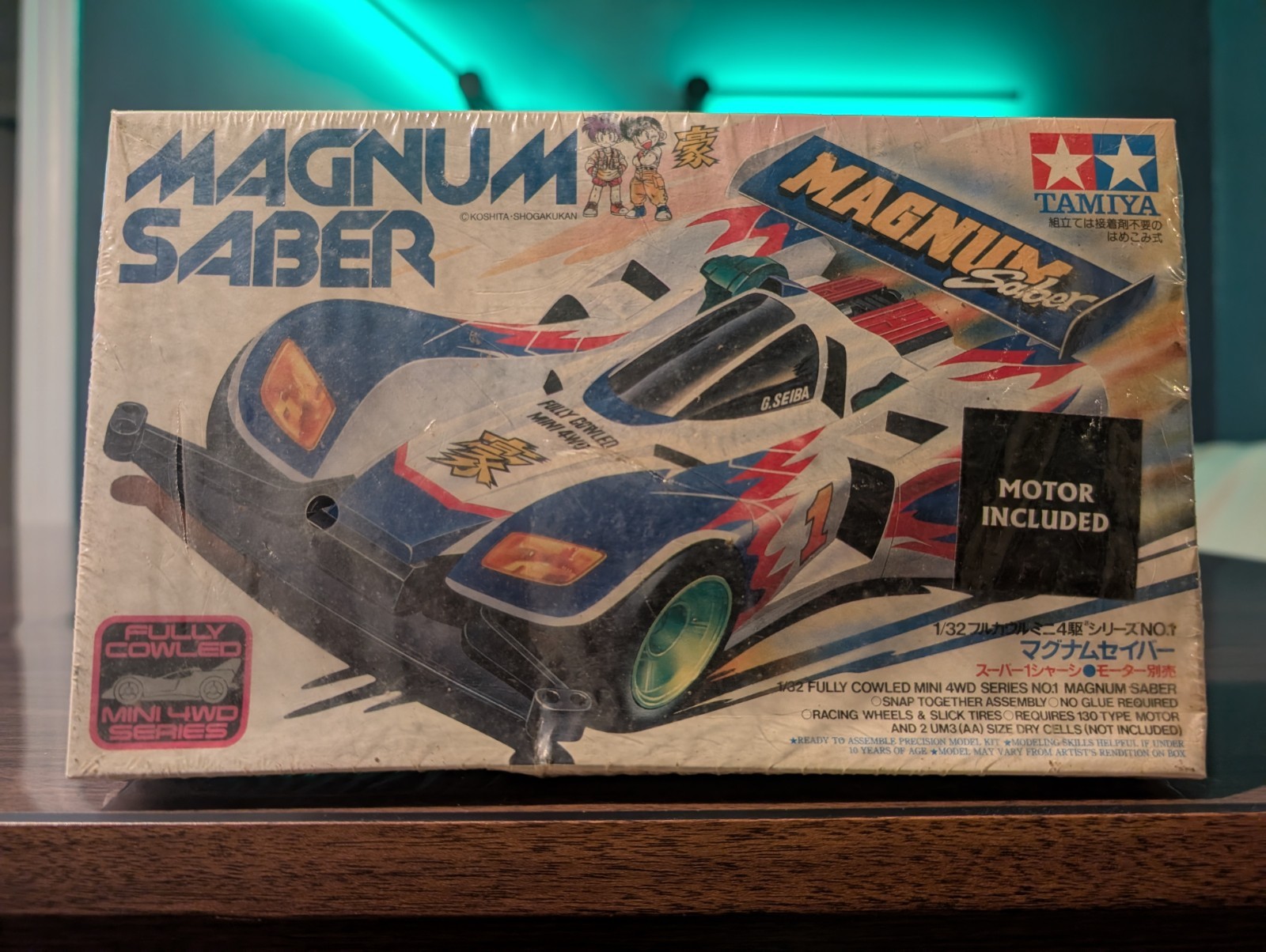 Tamiya Mini 4x4 Magnum Saber 19401 - De colección Super-1 - Sellado de fábrica Japón RARO-