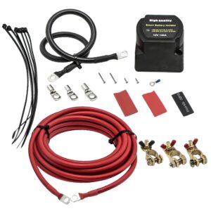 Kits de interruptores aislantes de batería doble 12V 140Amp para autocaravana caravana 4x4 marina nuevos-