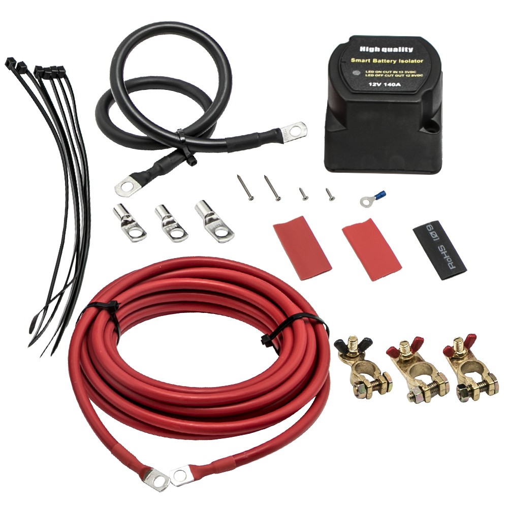 Kits de interruptores aislantes de batería doble 12V 140Amp para autocaravana caravana 4x4 marina nuevos-