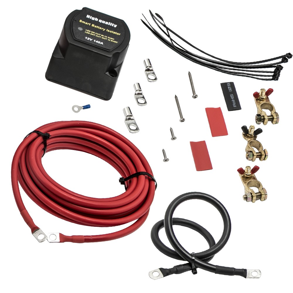 Kits de interruptores aislantes de batería doble 12V 140Amp para autocaravana caravana 4x4 marina nuevos- - Image 2