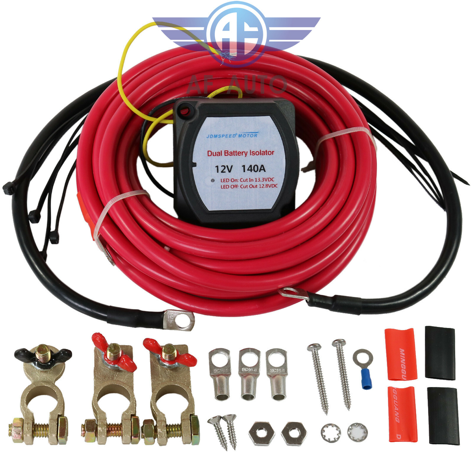 Kit aislador de batería doble 12V 140A para UTV ATV 4x4 Rzr RV coche embarcación marina- - Image 2