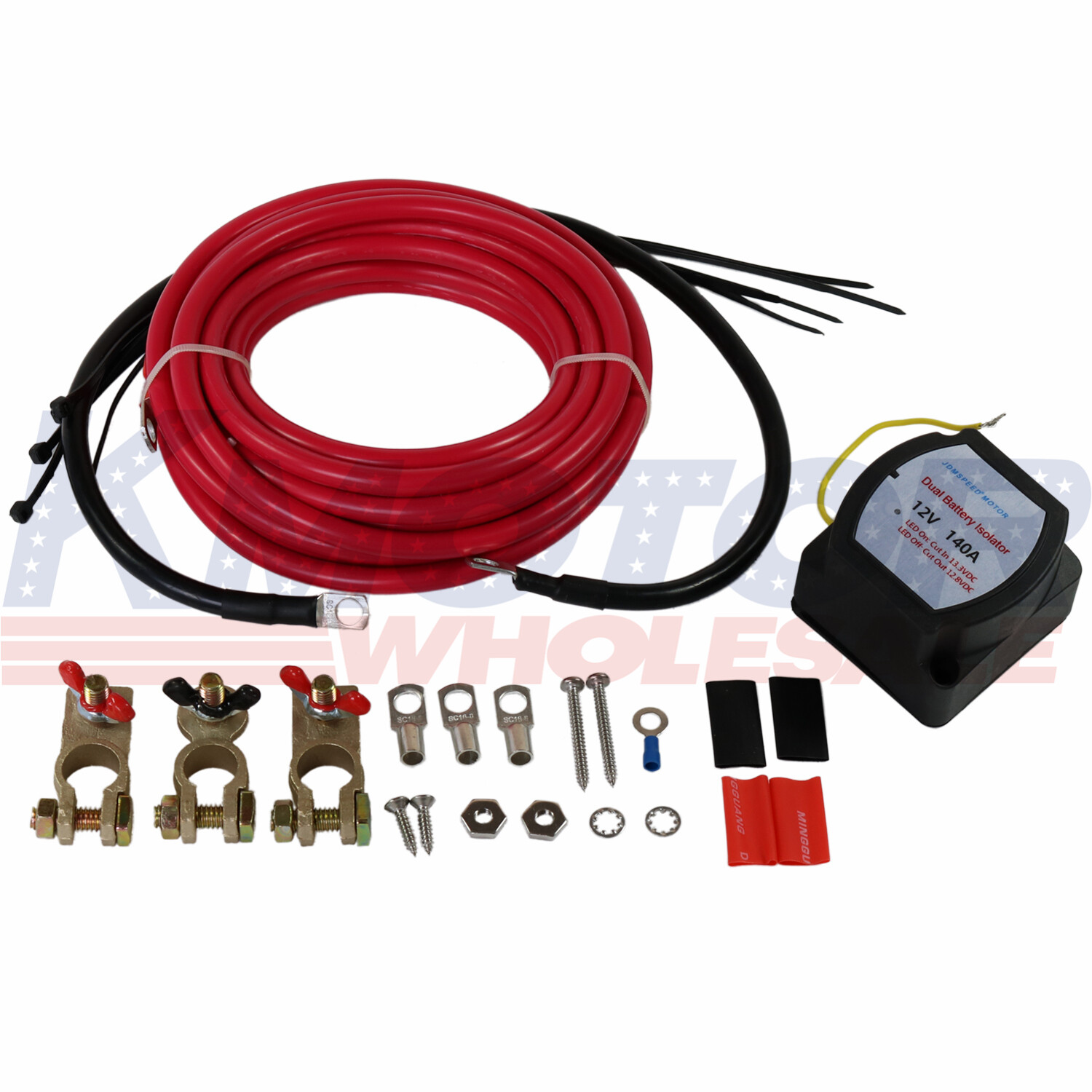 Dual Battery Isolator 12V 140Amp For ATV UTV 4WD Rzr RV Car Watercraft Marine - Image 2