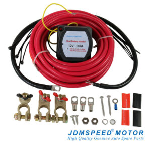 Kit aislador de batería doble 12V 140A para ATV UTV 4x4 Rzr auto embarcación marina-