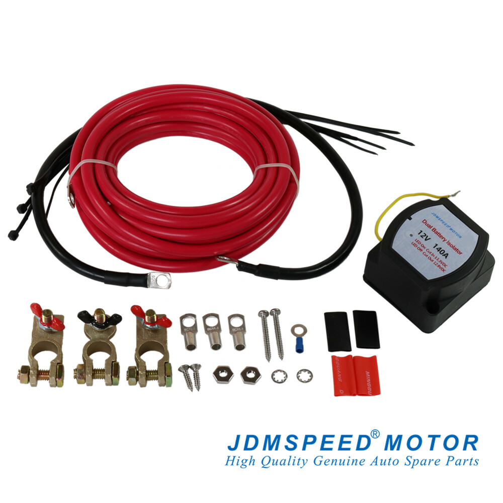 Kit aislador de batería doble 12V 140A para ATV UTV 4x4 Rzr auto embarcación marina- - Image 2