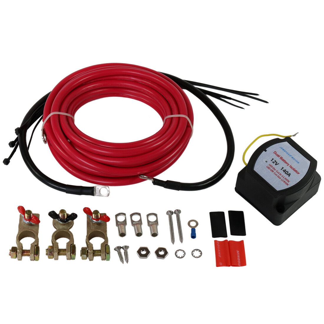 Juego aislador de batería doble para 12V 140A ATV UTV 4x4 RZR RV coche embarcación marina- - Image 2