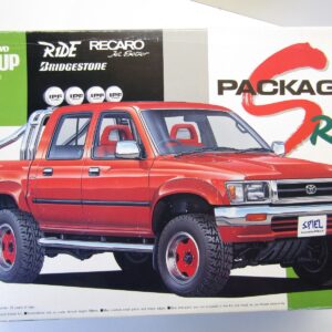Kit modelo camioneta Aoshima escala 1:24 Toyota Hilux 4x4 doble cabina SSR-X #015896:2800-