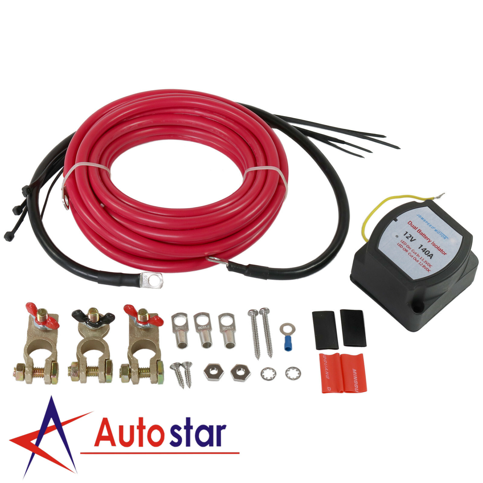 Aislador de batería doble 12V 140A para UTV ATV 4x4 RZR RV coche embarcación marina- - Image 2