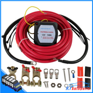 Aislador de batería doble inteligente 12V 140Amp para ATV UTV 4x4 Rzr RV embarcación marina-