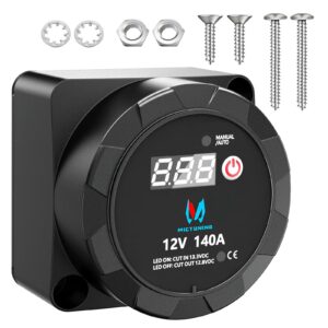 Kits de relés sensibles al voltaje aislador de batería doble inteligente 12V 140 Amp VSR-