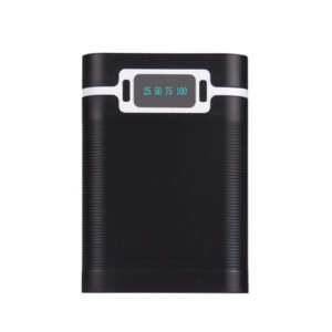 Banco de alimentación doble puerto USB 5V/2.5A 2000-12000mAh hágalo usted mismo kit de estuche para batería 4*18650-