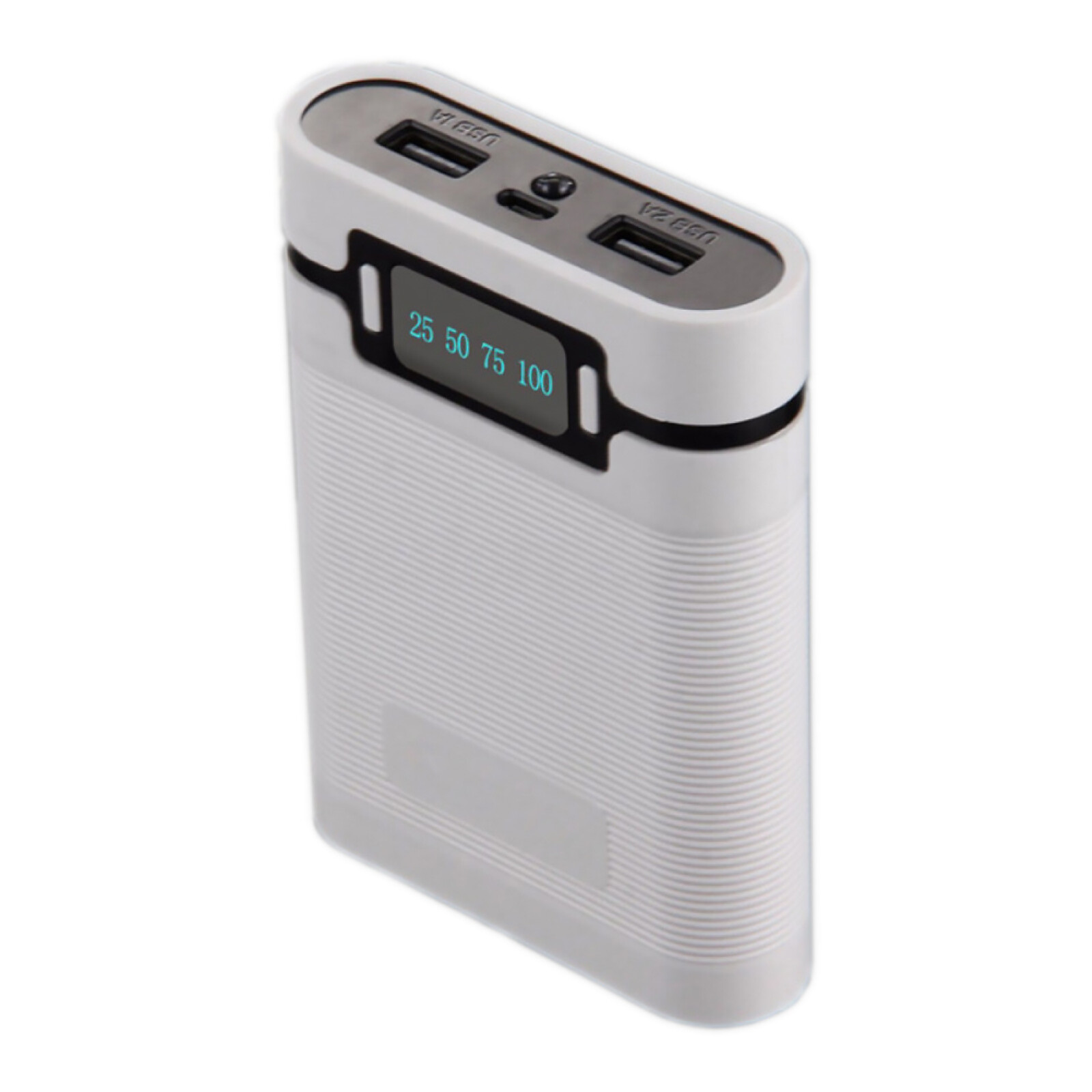 Banco de alimentación doble puerto USB 5V/2.5A 2000-12000mAh hágalo usted mismo kit de estuche para batería 4*18650- - Image 5