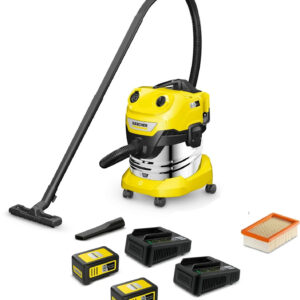 KÄRCHER Aspirador Húmedo-Seco WD 4-18 S Doble Batería Set V-20/22-