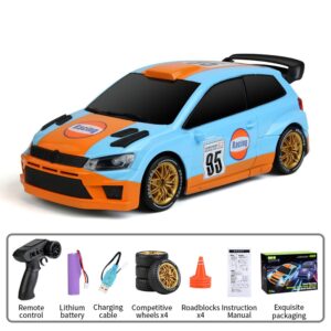 Cable de carga USB batería ligera vehículo de rally 1/24 4x4 Drift Car JJRC Q233 RC-
