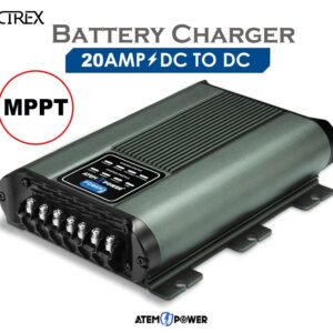 Autocaravana Atem Power 12V 20A DC a DC Cargador de batería MPPT Sistema Kit Aislador Doble 4x4-