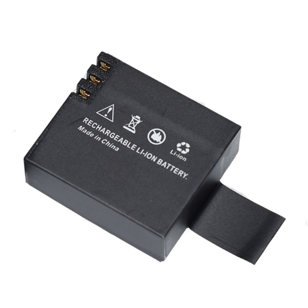 Batería de iones de litio 4 piezas 3,7 V 900 mAh + cargador doble para cámara deportiva de acción SJ4000 OS480- - Image 4