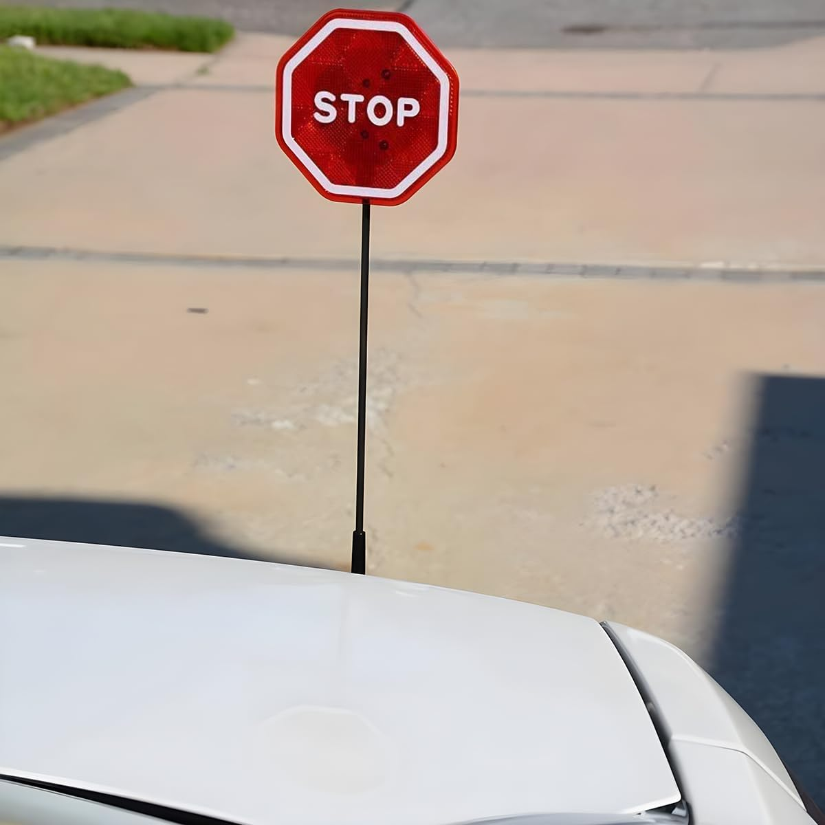 Señal de alto LED intermitente para asistente de estacionamiento de garaje altura ajustable automotriz-
