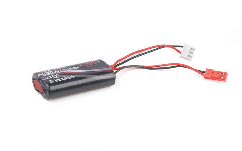 Batería de iones de litio RC4WD 7.4V 320mAh con enchufe de equilibrio Z-E0127 2S JST 1/24 TF2- - Image 4