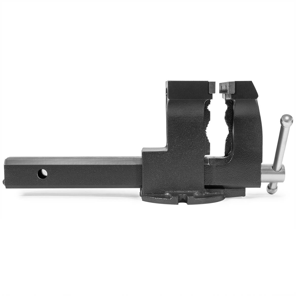 6" Vise Clamp Tow Hitch Mount 2-inch Receiver with Built-in Bench Mount Bracket - Image 3
