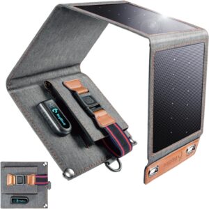 Paneles Solares BigBlue 14W USB (5V/2.4A) IPX4 Impermeable Plegable PVP £40-