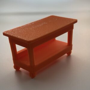 1/25 Scale FDM 72 Inch Rolling Work Bench - 3D Printed Garage Diorama Gear