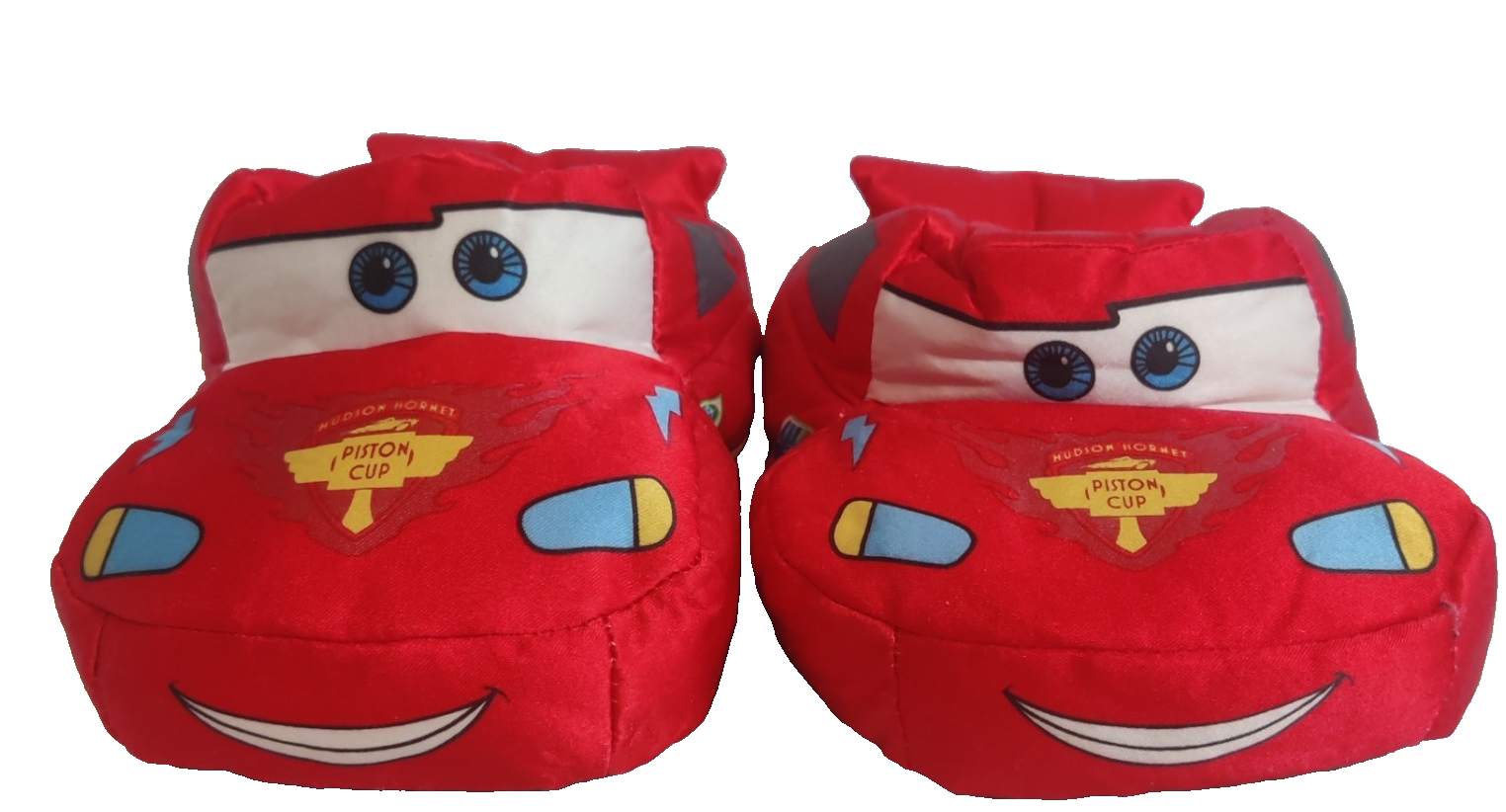 Disney Pixar Cars Niños Rayo McQueen Peluche Casa Zapatos Sin Cordones talla 7/8-