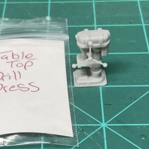 1/25 Scale Table Top Drill Press - High-Detail Resin 3D Printed Shop Diorama