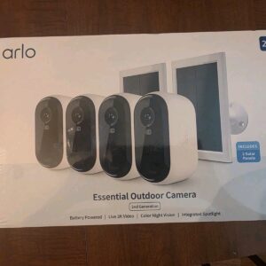 Cámaras de Seguridad Arlo, 4 Cámaras Exterior con Paneles Solares, 2K - VMK3450-