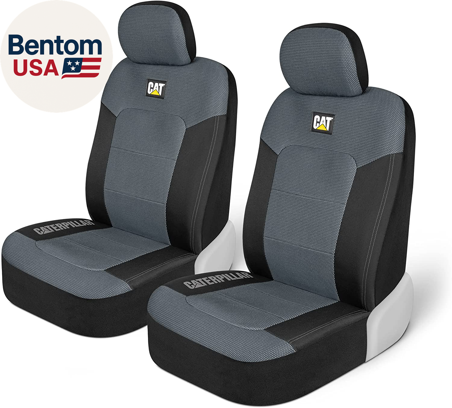 Fundas de asiento automotriz Meshflex para autos, camiones y SUV - Fundas de asiento de auto grises -