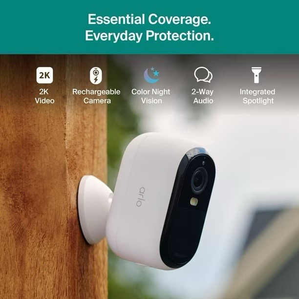 Cámaras de seguridad para exteriores Arlo Essential (3.ª generación) HD con paneles solares, paquete de 4- - Image 4