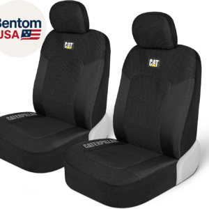 ® Fundas de asiento automotrices Meshflex para autos, camiones y SUV (juego de 2) - negro ca-