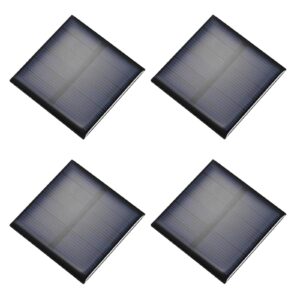 Mini paneles solares de 4 piezas 3 V 0,63 W 0,21 A para células solares pequeñas de energía solar-