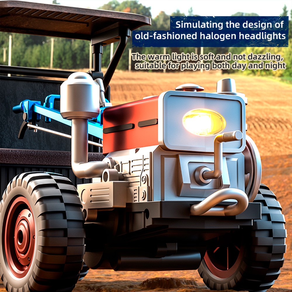 JJRC C8836 4x4 2.4G RC Tractor 1/14 Paneles Abiertos Luces Control Remoto Juguetes- - Image 5