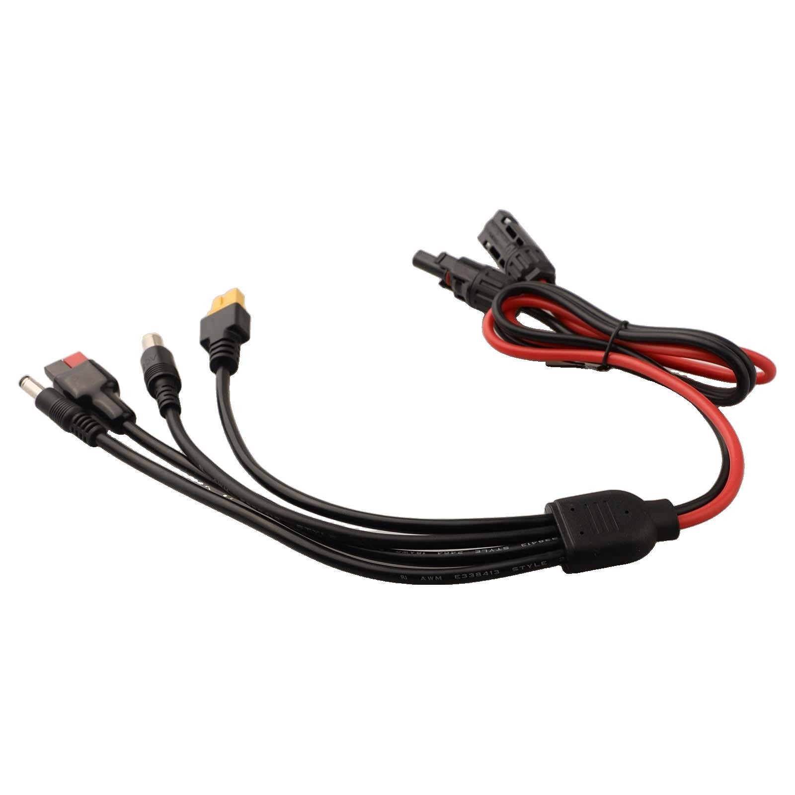 Cable de carga solar 4 en 1 para Anker 521 cable de panel solar para paneles solares- - Image 2