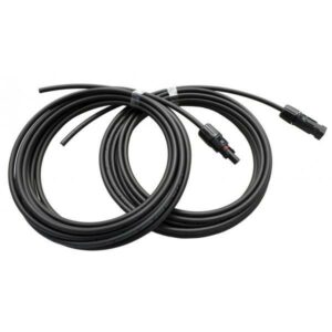 PAR DE CABLES DE EXTENSIÓN DE UN SOLO NÚCLEO 5M 4.0MM PARA PANELES SOLARES Y CH SOLAR-