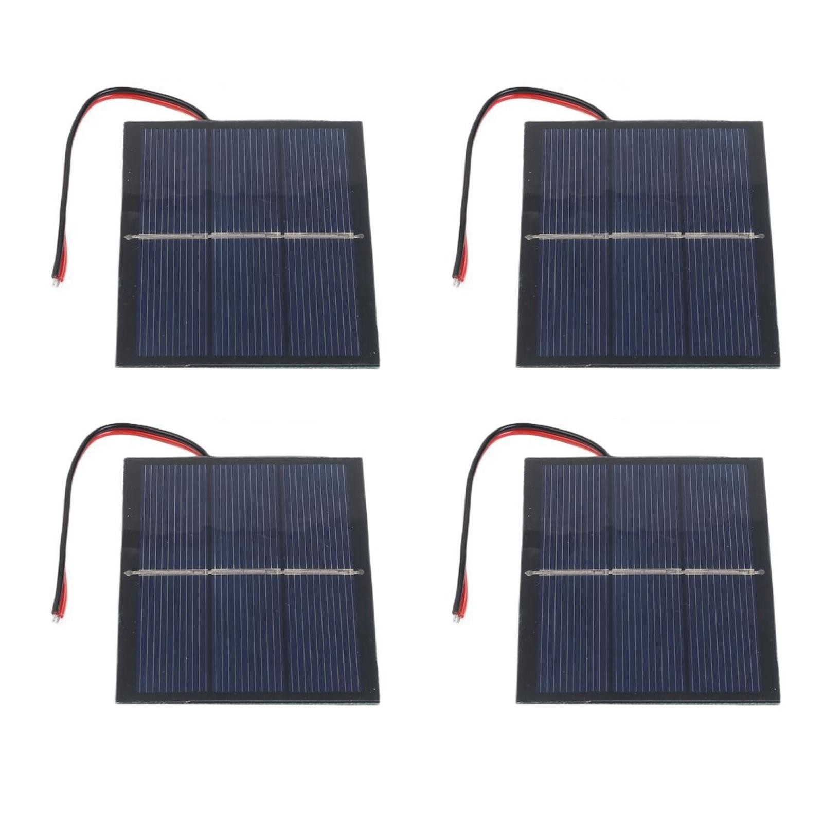 Paquete de 4 paneles solares pequeños de 065W 15V con cable para electrónica portátil alimentación 60x80 mm- - Image 5
