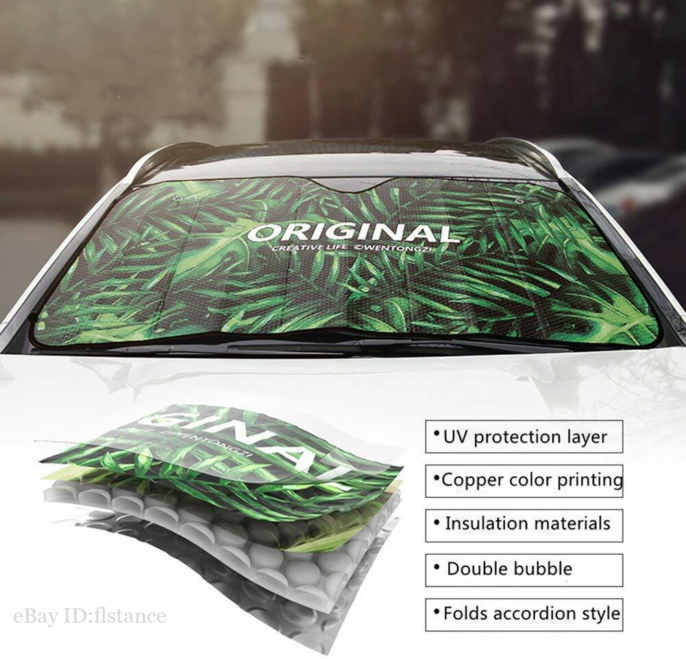 Protector solar universal automotriz color mariposa impreso para automóviles- - Image 5