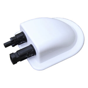 Glándula de entrada de doble cable impermeable para conectores T4 para paneles solares / barcos-