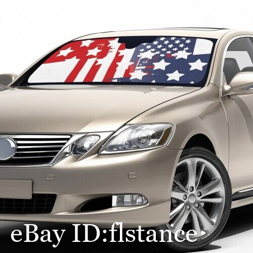 Productos automotrices - Parasoles de coche impresos con bandera americana - Parasoles de coche- - Image 3