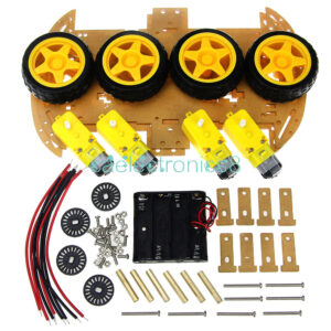 4WD Robot Smart Car Chassis Kits car with Speed Encoder for Arduino CA