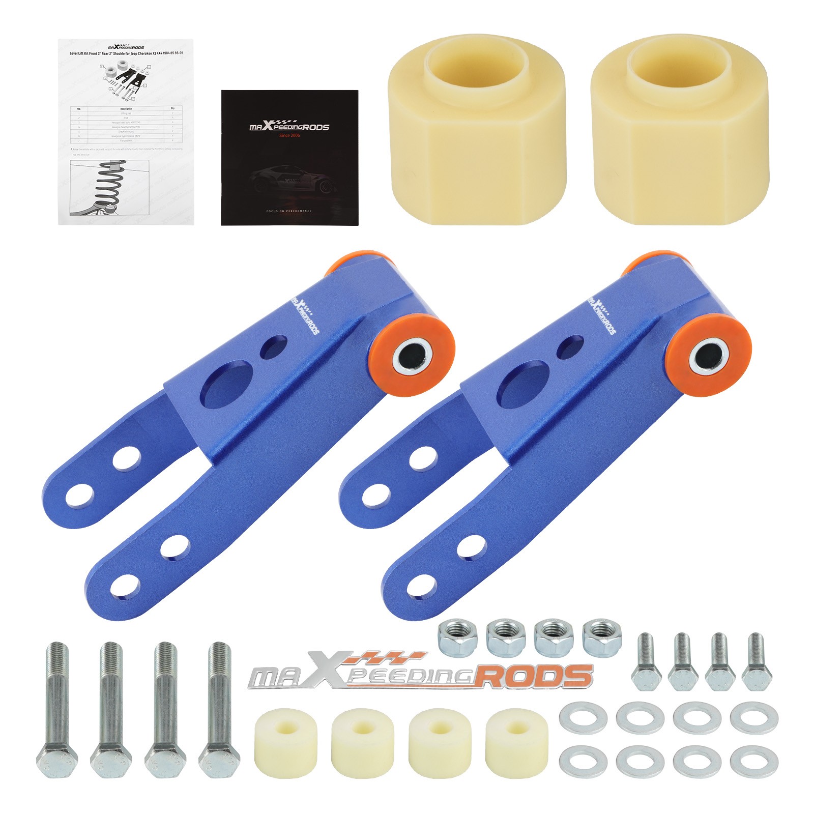 Kit de elevación Leveling Lift Kits para Jeep Cherokee XJ 4x4 4x4 84-01-
